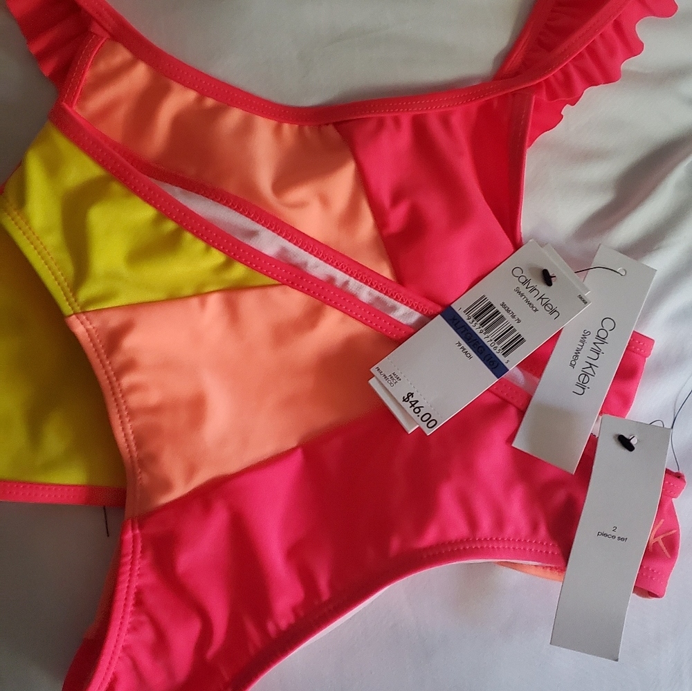 NWT Calvin Klein kids swimsuit XL